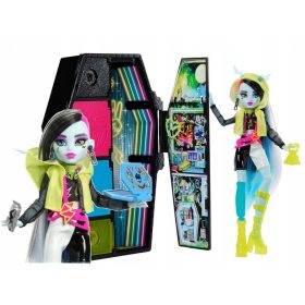   Lutka Monster High Frankie Stein Skrivalnice Serija 3 Neon Set HNF79