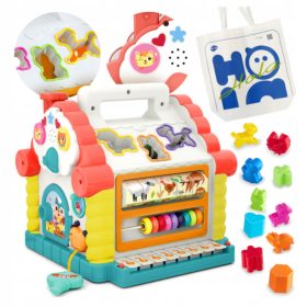   Domači sorter Hola - Interaktivni izobraževalni klavir s kockami + Brezplačna bela nakupovalna torba