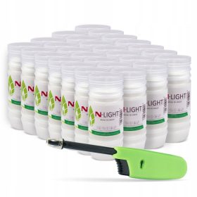 Sveča na parafinski osnovi N-Light, 14,5 cm