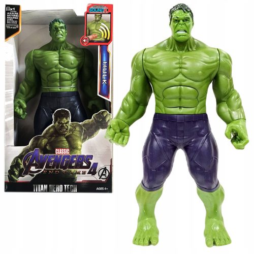 HULK INTERAKTIVNA FIGURICA 30 cm - Velika premična figura z zvokom in svetlobo