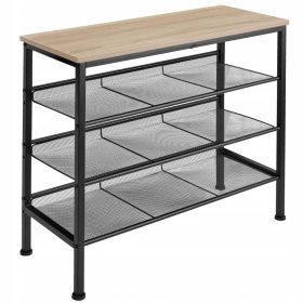   Omarica za čevlje Wolverhampton 75,5 x 69,5 x 30,5 cm, svetel sonoma hrast