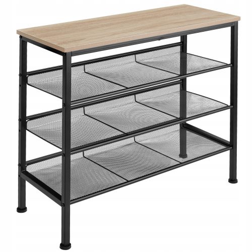 Omarica za čevlje Wolverhampton 75,5 x 69,5 x 30,5 cm, svetel sonoma hrast