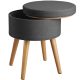 Tabure Yara sive barve 45,5 cm