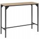 TecTake Kerry pravokotna miza 120 x 40 x 100,5 cm črna