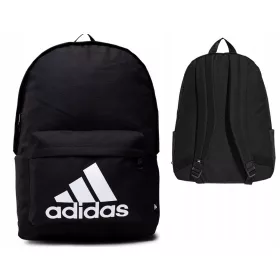   portni nahrbtnik Adidas Classic Badge of Sport s tremi črtami, črn