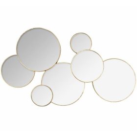    Stensko ogledalo Atmosphera, krog, kovinski okvir, 610 x 370 mm