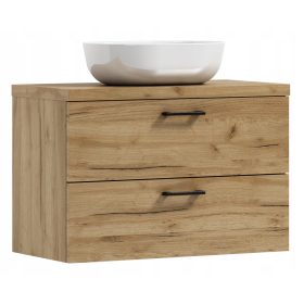 Kopalniška omarica z umivalnikom LUNA, 80 cm