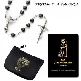   ZESTAW ZA PRVO SVETO OBHAJILO ZA DEČKA: RÓŻANIEC S ČRNIM ETURIJEM IN MOLITVENIK

Zestaw za prvo sveto obhajilo za dečka vključuje čudovit črn rožni venec, elegantno črno etui ter molitvenik za obhajil