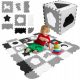 MATA PUZZLE IZ PENASTE GUME HUMBI XXL, 150x150 cm, 36 KOM, 3v1 stajica