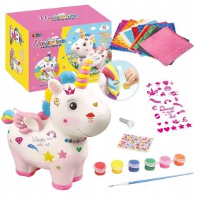   JEDNOROG Skrinjica za OTROKE za SLIKANJE, barve, nalepke, DIAMANTI, DARIL0