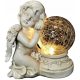 ANGEL SVETEČI ANGEL LED SOLARNA FIGURICA Z KROGLO 16CM