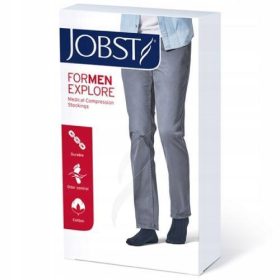  JOBST FORMEN EXPLORE Moške kompresijske nogavice CCL1 v mornarsko modri barvi, velikost 5 ZP
