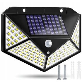   SONČNA ULIČNA SVETILKA S SENZORJEM GIBANJA 100 LED 700 lm 100 W