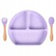 Silikonski komplet za otroke CHI CHI, vijoličen