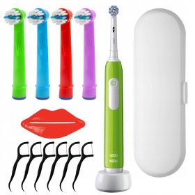 Kovček za zobne ščetke Oral-B Junior Pro Zelena