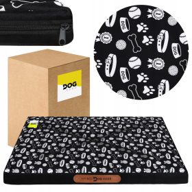    NEPREMOČLJIVA VZMETNICA ZA PSA 100x70x5 cm VELIKA XXL LEŽIŠČA Z ZADRGO