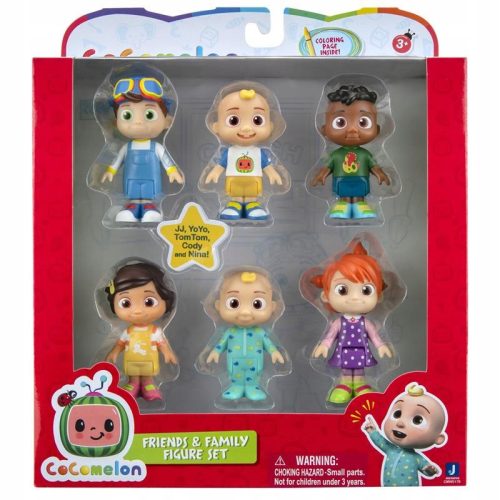 Cocomelon Family and Friends SET 6 figur