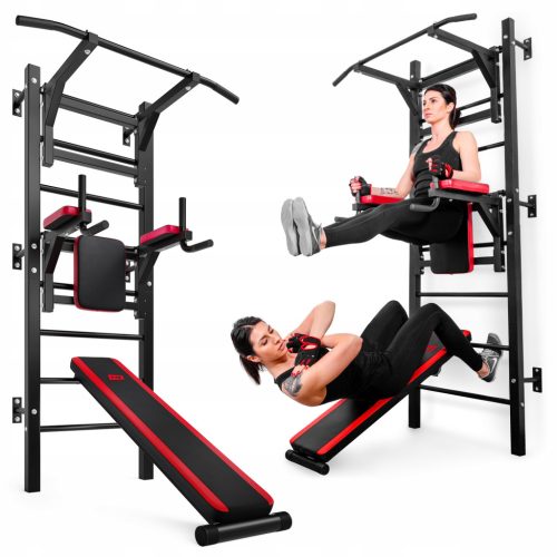 Stabilna večnamenska fitnes ograja za domačo vadbo Hop-Sport HS-1008K