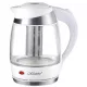  Maestro MR-065 električni grelnik vode 1,8 l 2200W Stekleni infuzor Bel