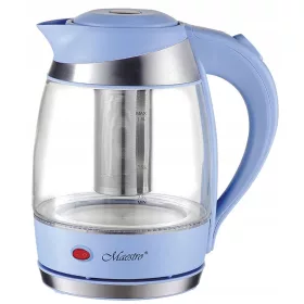    MR-065-MODR STEKLEN ELEKTRIČNI KOTILNIK (+ BARKA) 1.8L 2200W