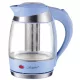  MR-065-MODR STEKLEN ELEKTRIČNI KOTILNIK (+ BARKA) 1.8L 2200W