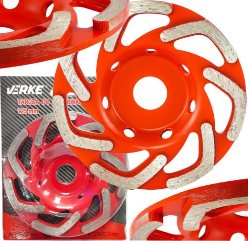  Verke V44205 Brusilna plošča za beton 125mm L