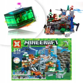 Kocke Minecraft Gorska Jaskina Grad JAMA +2 LEGO BLOKA