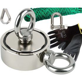   Magnepol neodimski magnet 250 kg za iskanje kovinskih predmetov v vodi