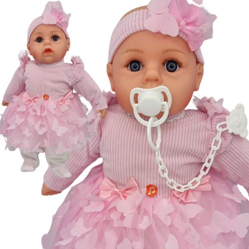 Lutka za dojenčke MARIOTOYS BABY DOLL 45 CM - GOVORI IN POJE POLJSKO