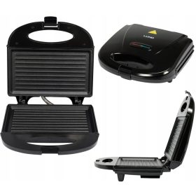 OPTECH 67528 Panini Grill s črno ploščo 750 W