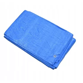Vodoodporna modra ponjava PLANDMAX, dimenzije 5x5 m
