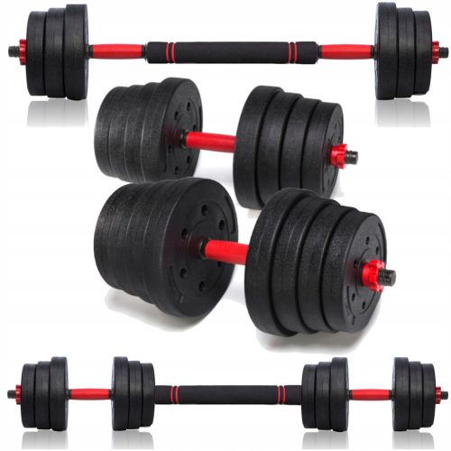 Hantle za vadbo 40 kg 2x20 kg - komplet uteži Staga