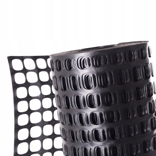 Protisnežna mreža za ceste, PVC 1,2x50 m, črna