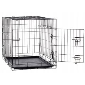   KOJEC ZA PSA IN MAČKO, TRANSPORTER KENNEL 107x69x75,5 cm, KOVINA, L