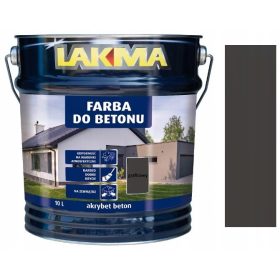  Lakma akrilna barva za beton 10 l GRAFIT mat