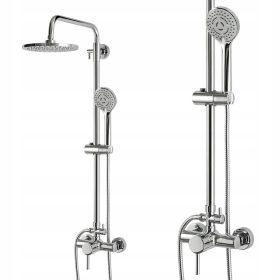 Nadometna tuš garnitura ZN0395 SILVER