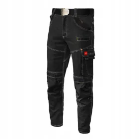 ART.MAS Jeans Raztegljive dolge delovne hlače velikosti 3XL