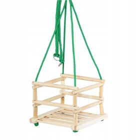 Lesena gugalnica za otroke Bączek CZ22419 32x32 cm