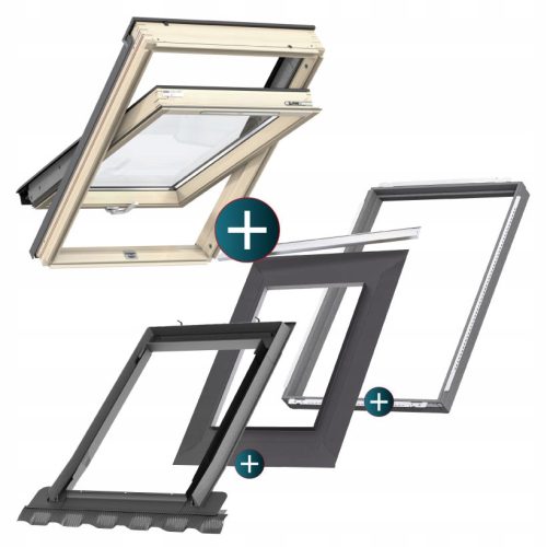Velux Strešno okno 3-slojno s pasivno ventilacijo GLL 1061B MK06 78x118
