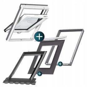   VELUX 3-slojno PVC PREMIUM Strešno Okno GLU0061B MK06 78x118