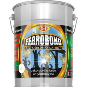   ANTIKOROZIJSKA BARVA 3 V 1 BELA RAL 9010 5 L ZAŠČITA PRED KOROZIJO