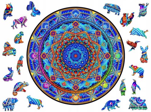  Premium 3D lesena sestavljanka za odrasle Mandala Neomajni mir XXL