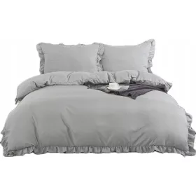 KOMPLET MODNE POSTELJNINE 160X200 + PREVLEKE ZA BLAZINO