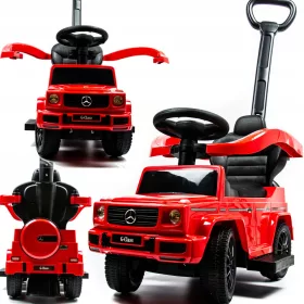 NELIK RIDE-ON PUSH MERCEDES G 3v1 AVTO IGRAČA AVTO Rdeča
