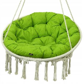 Fotel za gugalnico Storklje Gnezdo 120 cm zelena