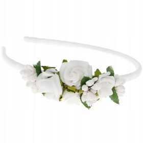 Trakovi za lase iz penastih cvetov za posebne priložnosti
