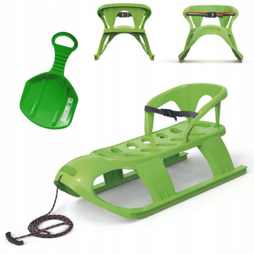 BEZZY SEAT sani z naslonom + tobogan Jabłuszko
