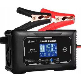 Pametni Polnilec Akumulatorjev za Avto 12/24V 15A LCD