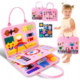   MONTESSORI SENZORIČNA MANIPULACIJA TABLA URA MATERIAL UČNA KAKOVOST