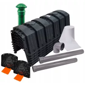   Optimized name: Set za odvodnjavanje čistilnih naprav Tolen TMA6 150 l - 6 kosov

Optimized description: 
 Drenažni tunel Aquabin s prostornino 150 litrov x 6 kosov, namenjen za odvodnjavanje prečišč